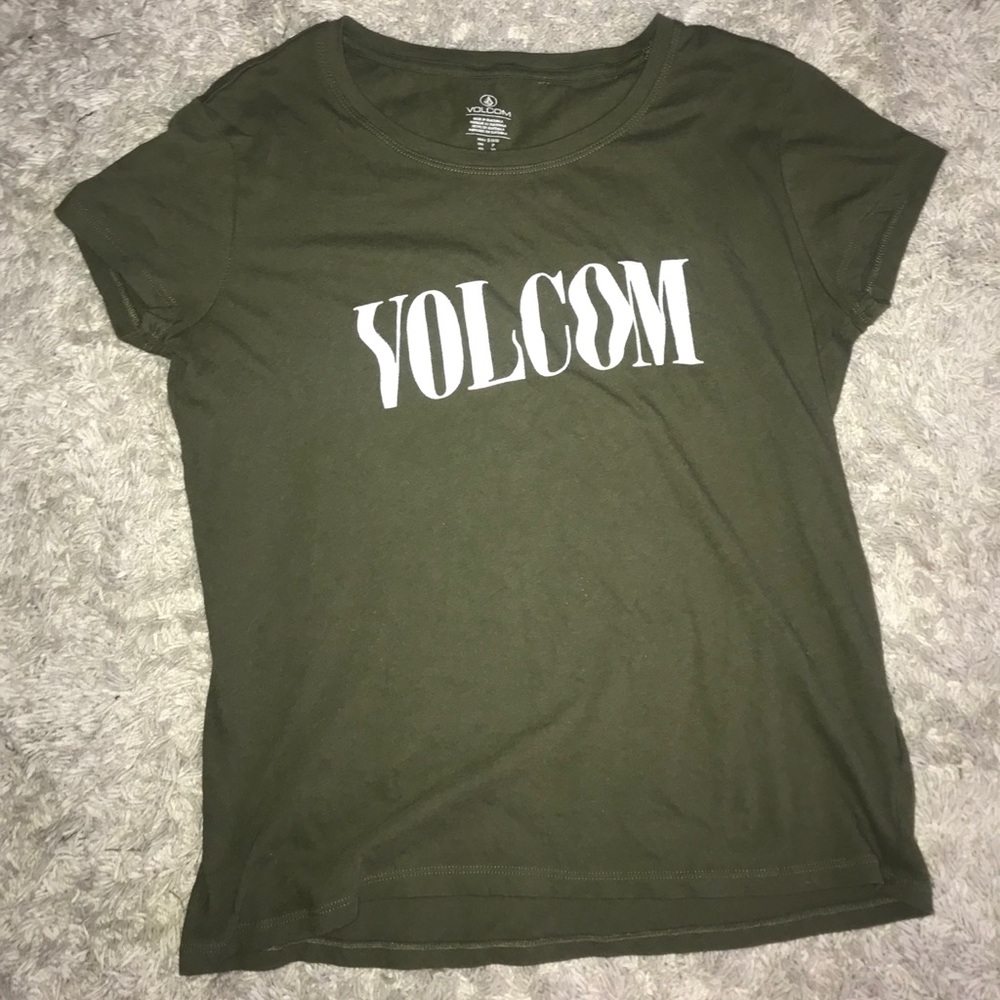 Olive Green Volvcom Tee